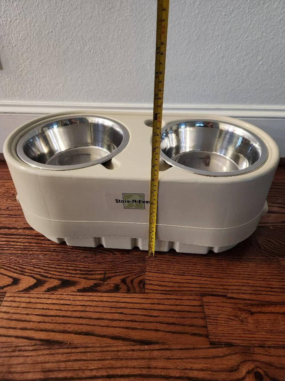 Elevated Dog Bowl & Storage